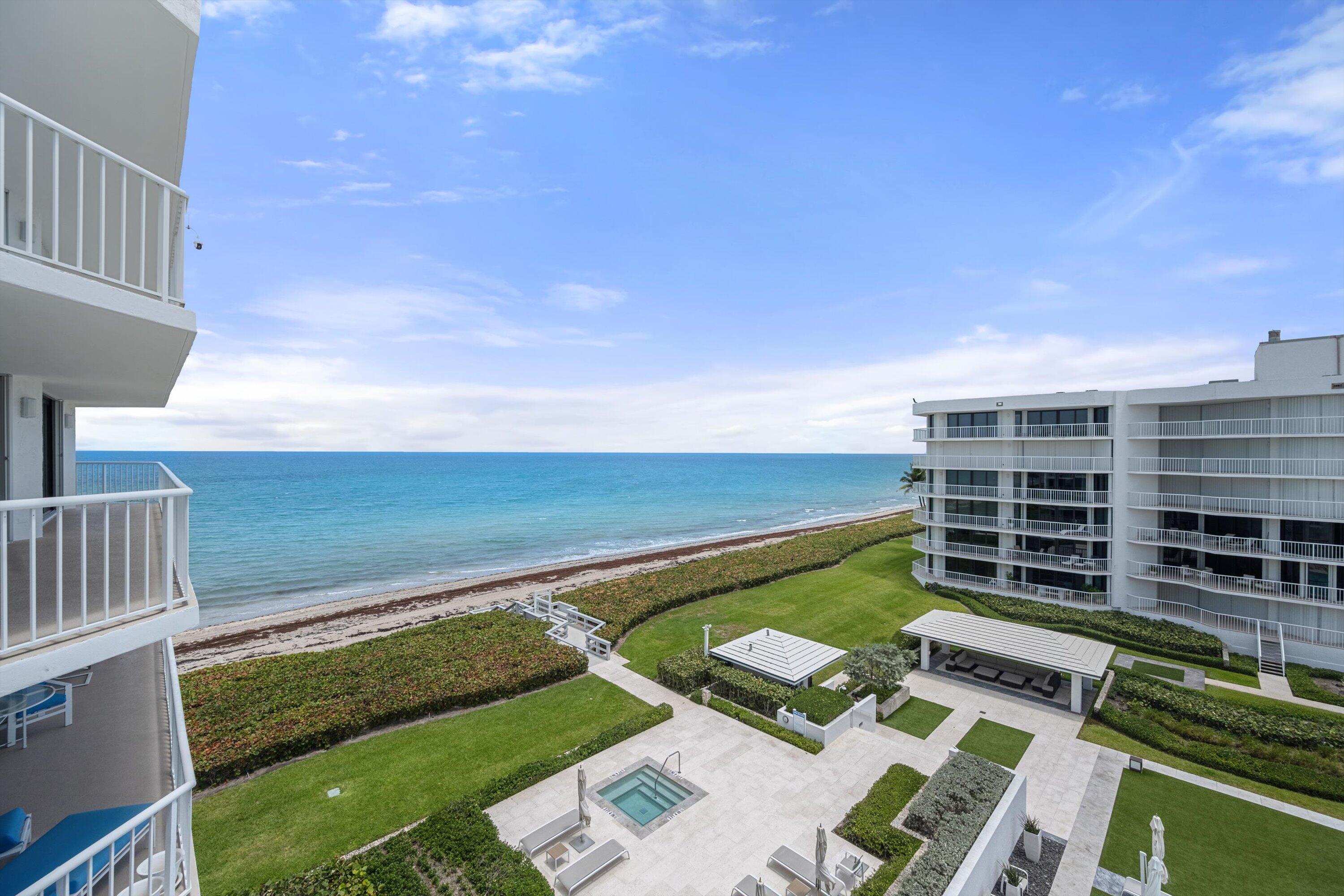 3170 South Ocean Boulevard, Unit 601N Palm Beach, FL 33480 - Photo 33 of 38 Balcony View