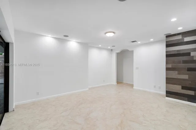 a view of an empty room