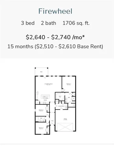 $2,510 | 1328 Water Canna Drive, Justin, TX 76247