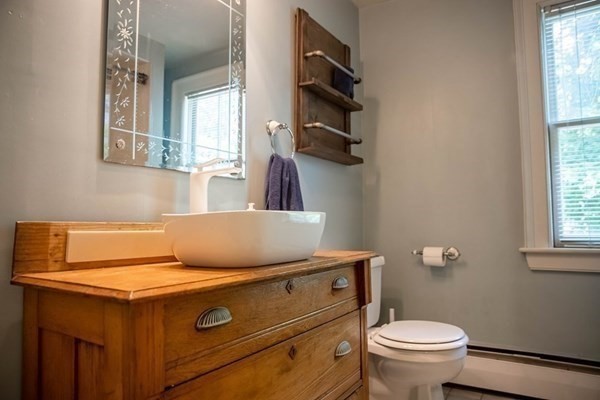 141 Hale Street, Unit 2 Beverly, MA 01915 - Photo 7 of 17 a bathroom with a sink and a toilet
