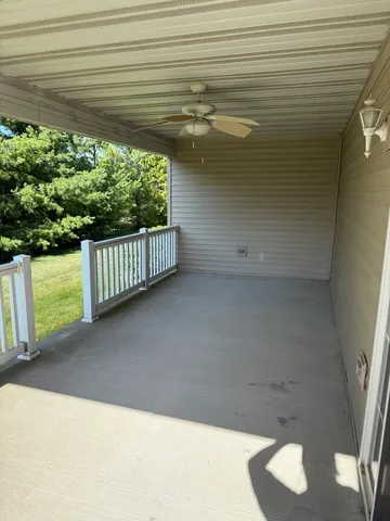 a view of a back yard of the house