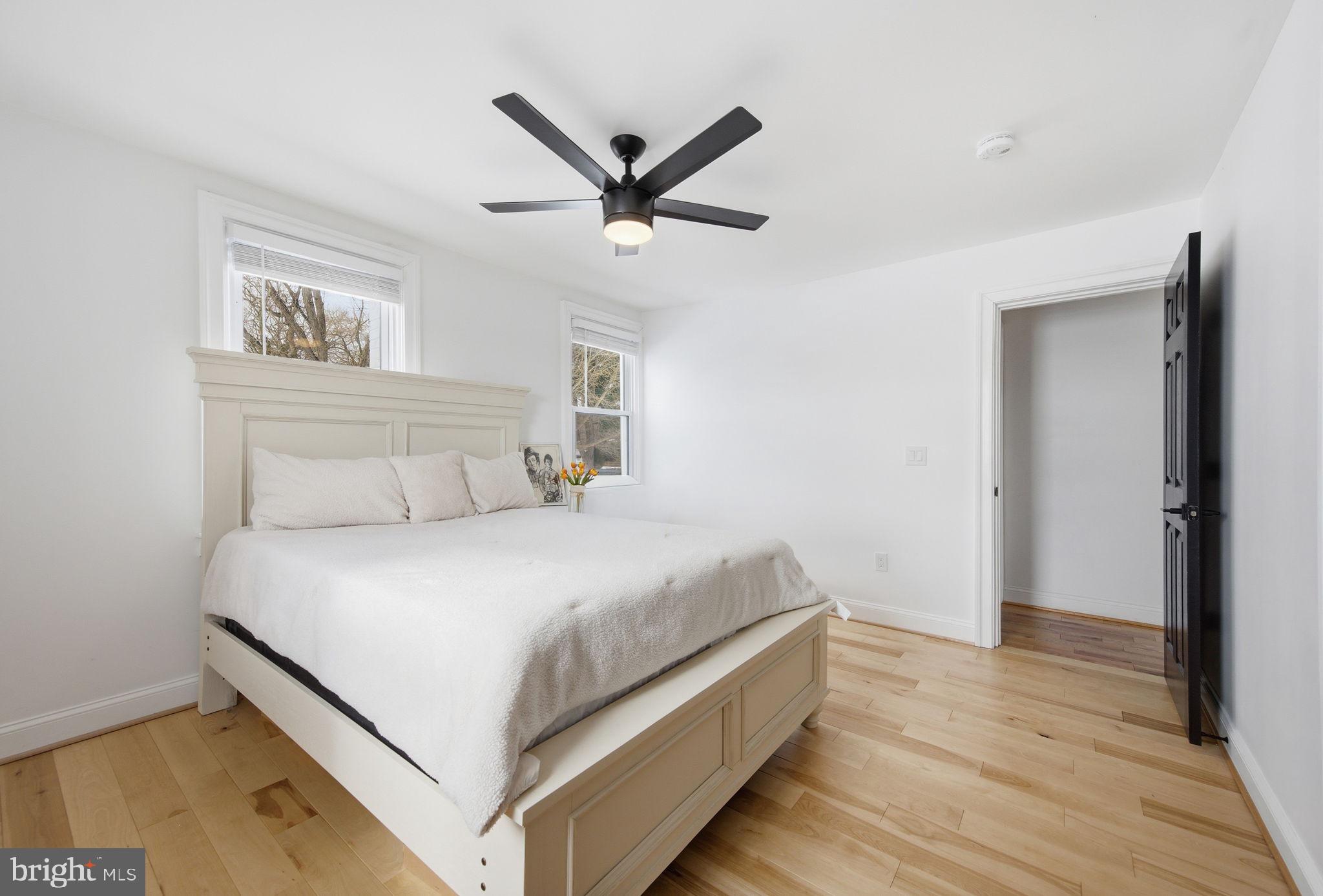3524 Blenheim Road Phoenix, MD 21131 - Photo 36 of 61 a bedroom with a bed and a ceiling fan