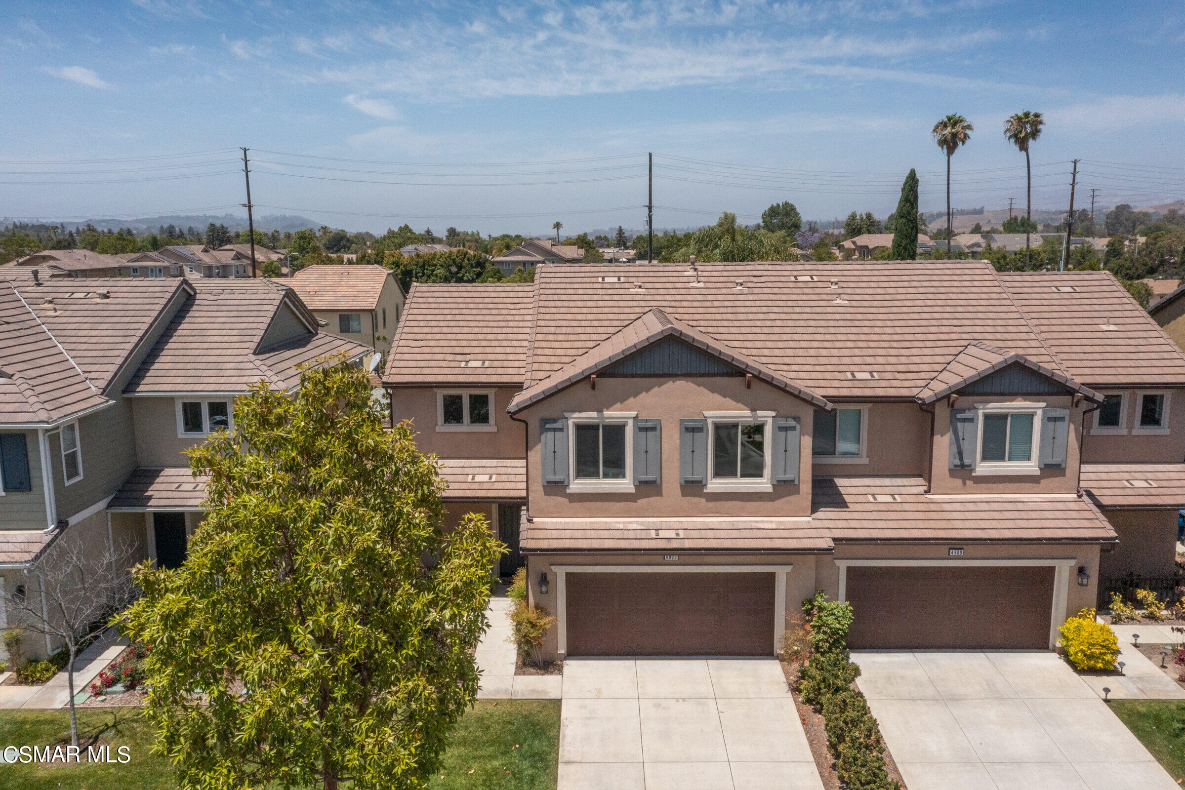 4893 Edenbridge Road Moorpark, CA 93021 - Photo 27 of 31 a aerial view of a house with a garden and plants