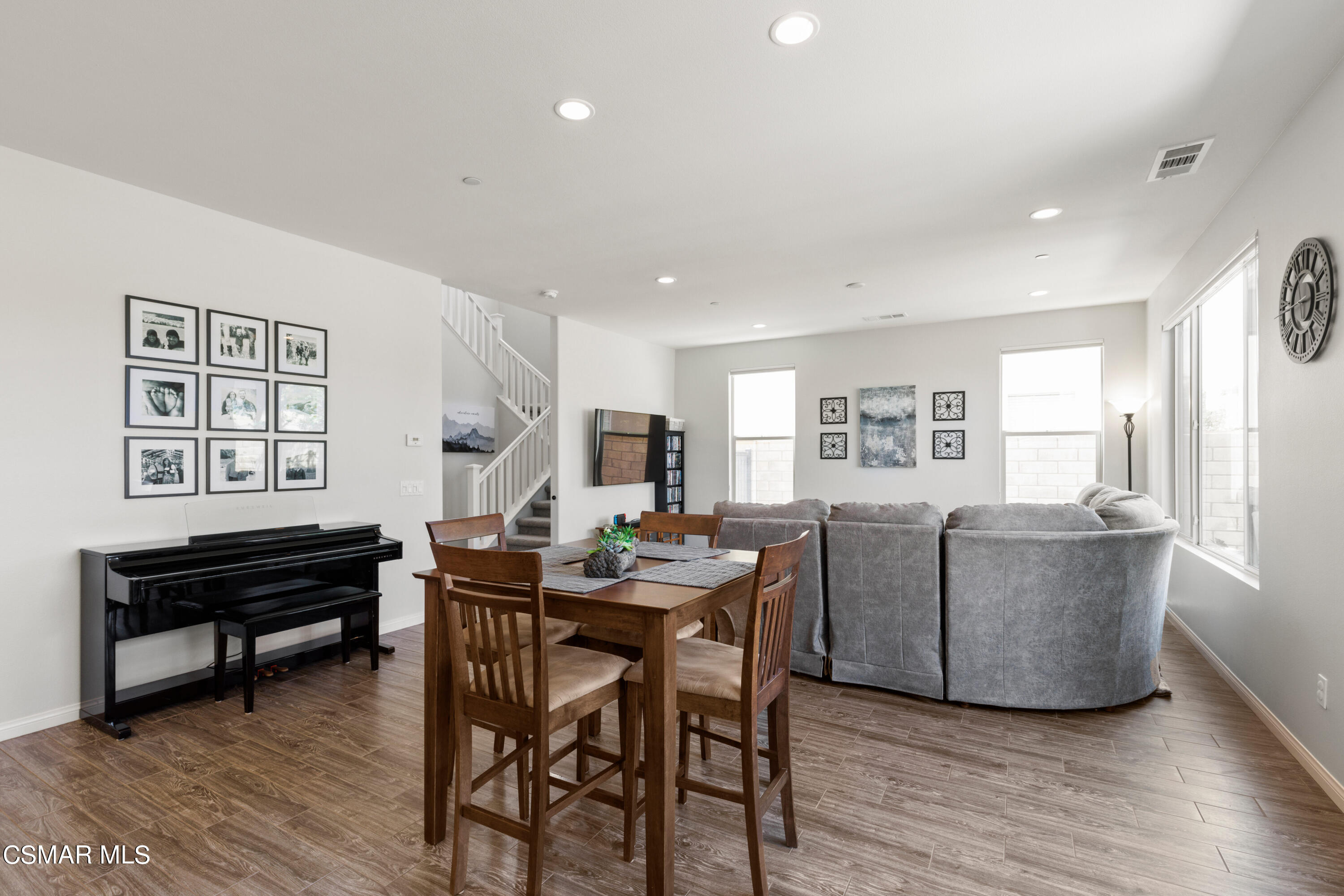 4893 Edenbridge Road Moorpark, CA 93021 - Photo 5 of 31 a living room with furniture and a wooden floor