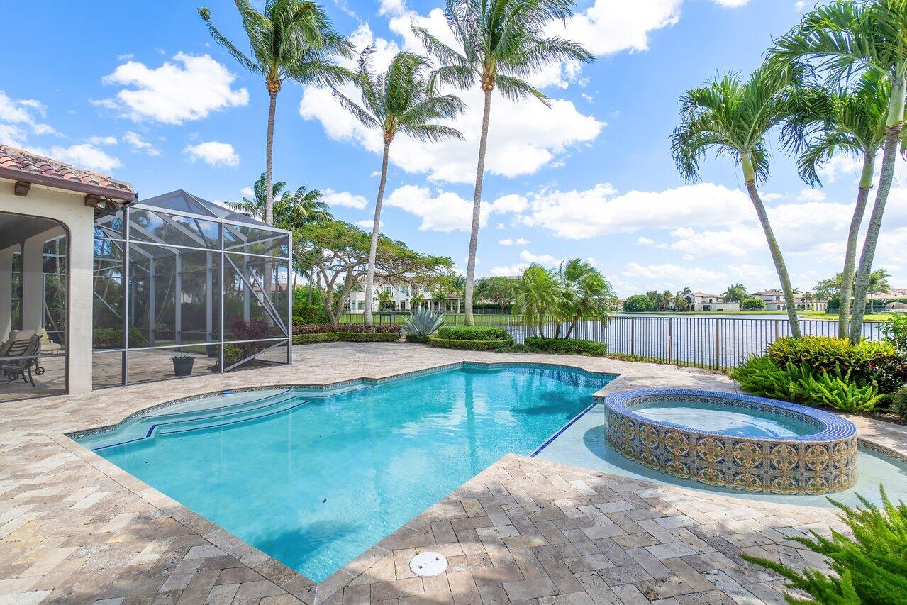 17526 Grand Este Way Boca Raton, FL 33496 - Photo 34 of 58 a view of a patio with swimming pool
