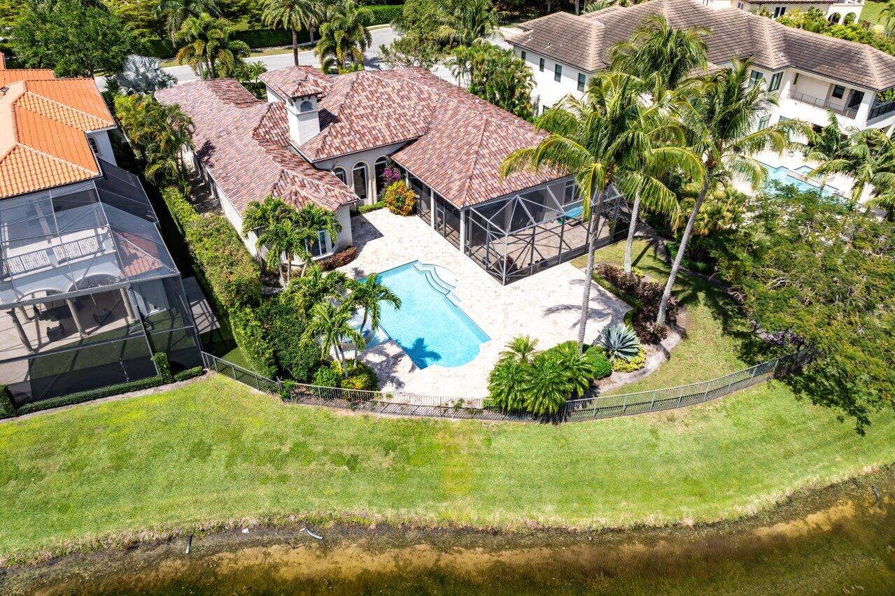 17526 Grand Este Way Boca Raton, FL 33496 - Photo 38 of 58 an aerial view of a house with a yard