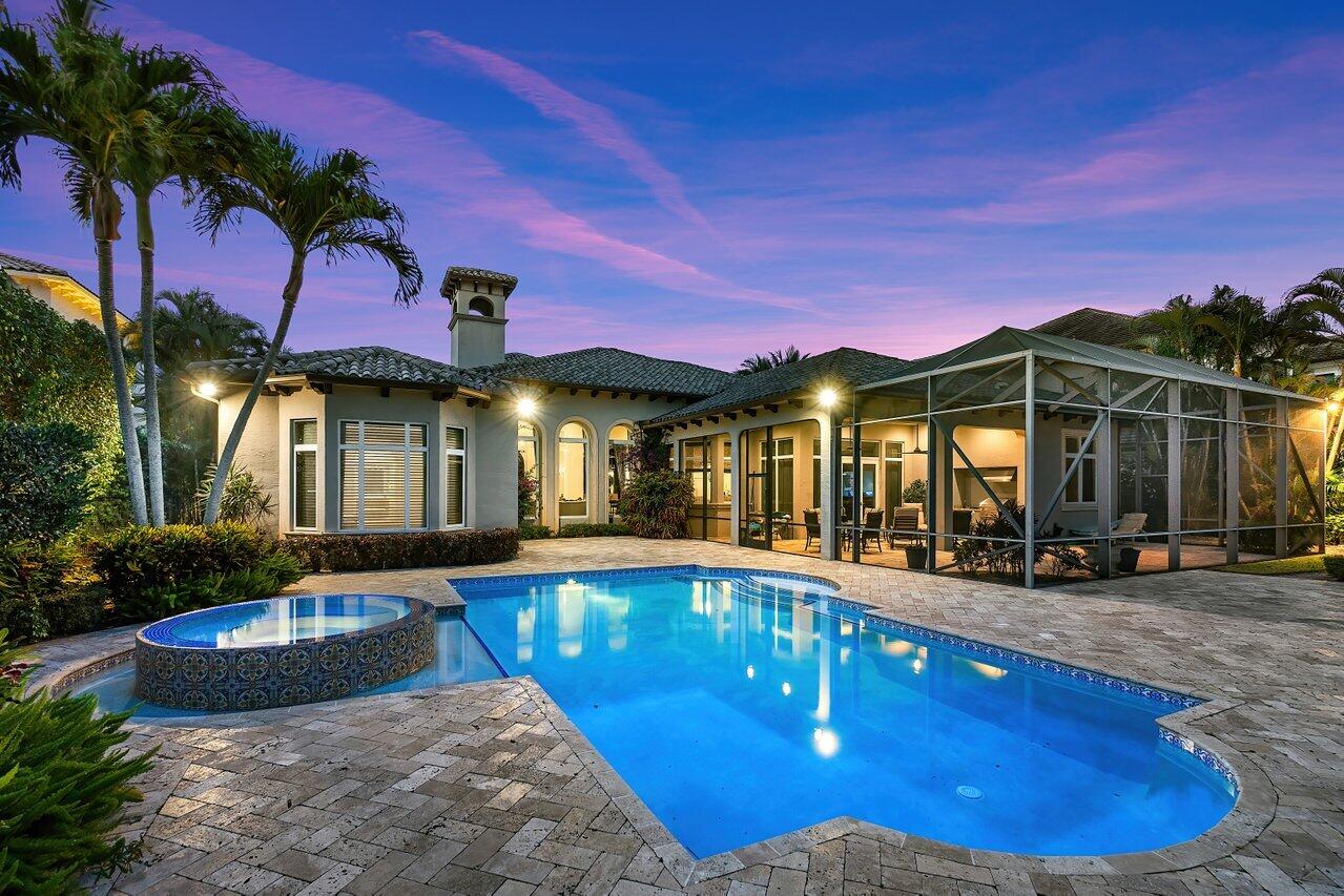 17526 Grand Este Way Boca Raton, FL 33496 - Photo 50 of 58 a view of a house with swimming pool and sitting area