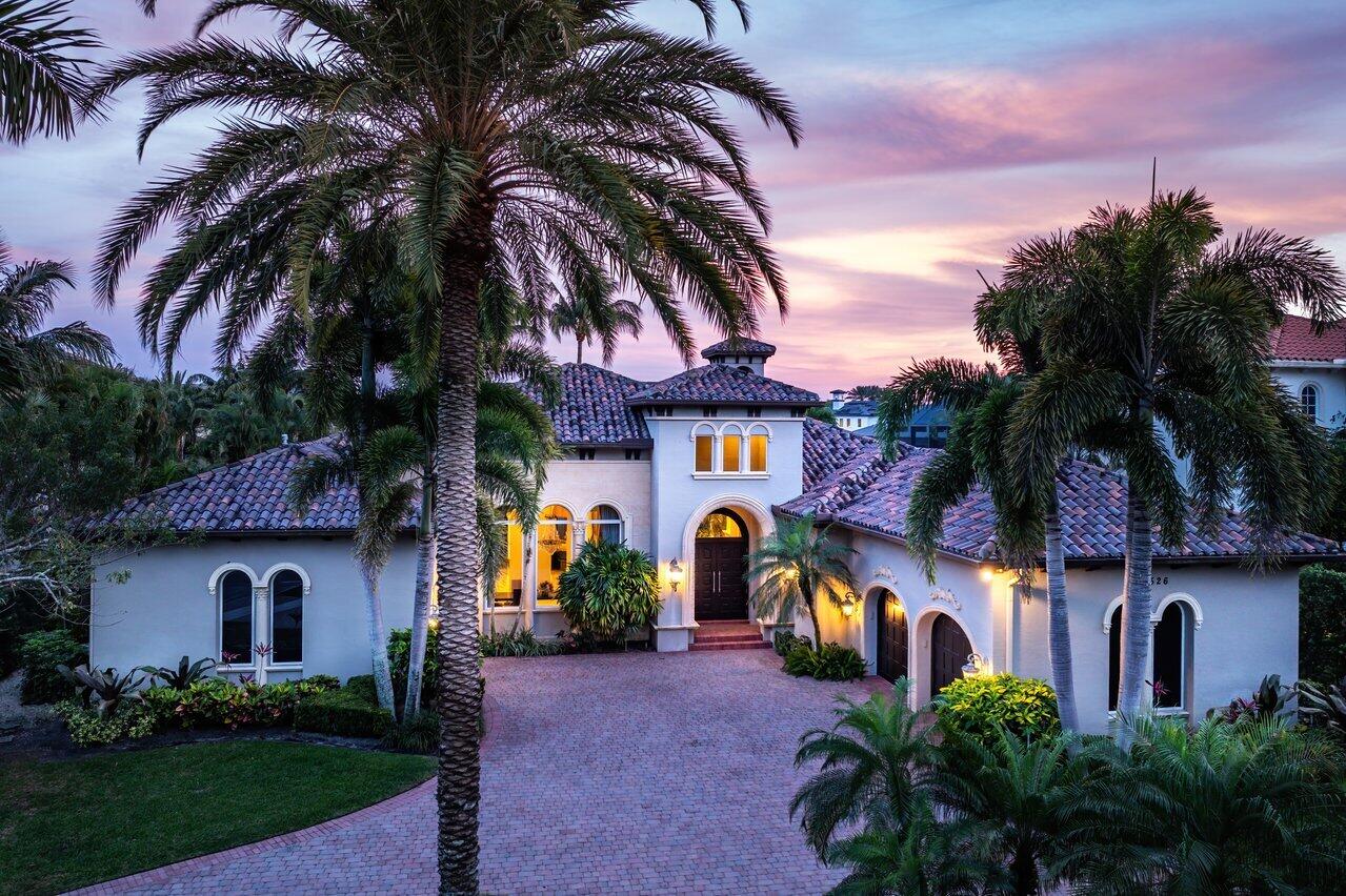 17526 Grand Este Way Boca Raton, FL 33496 - Photo 52 of 58 front view of house with a yard and potted plants