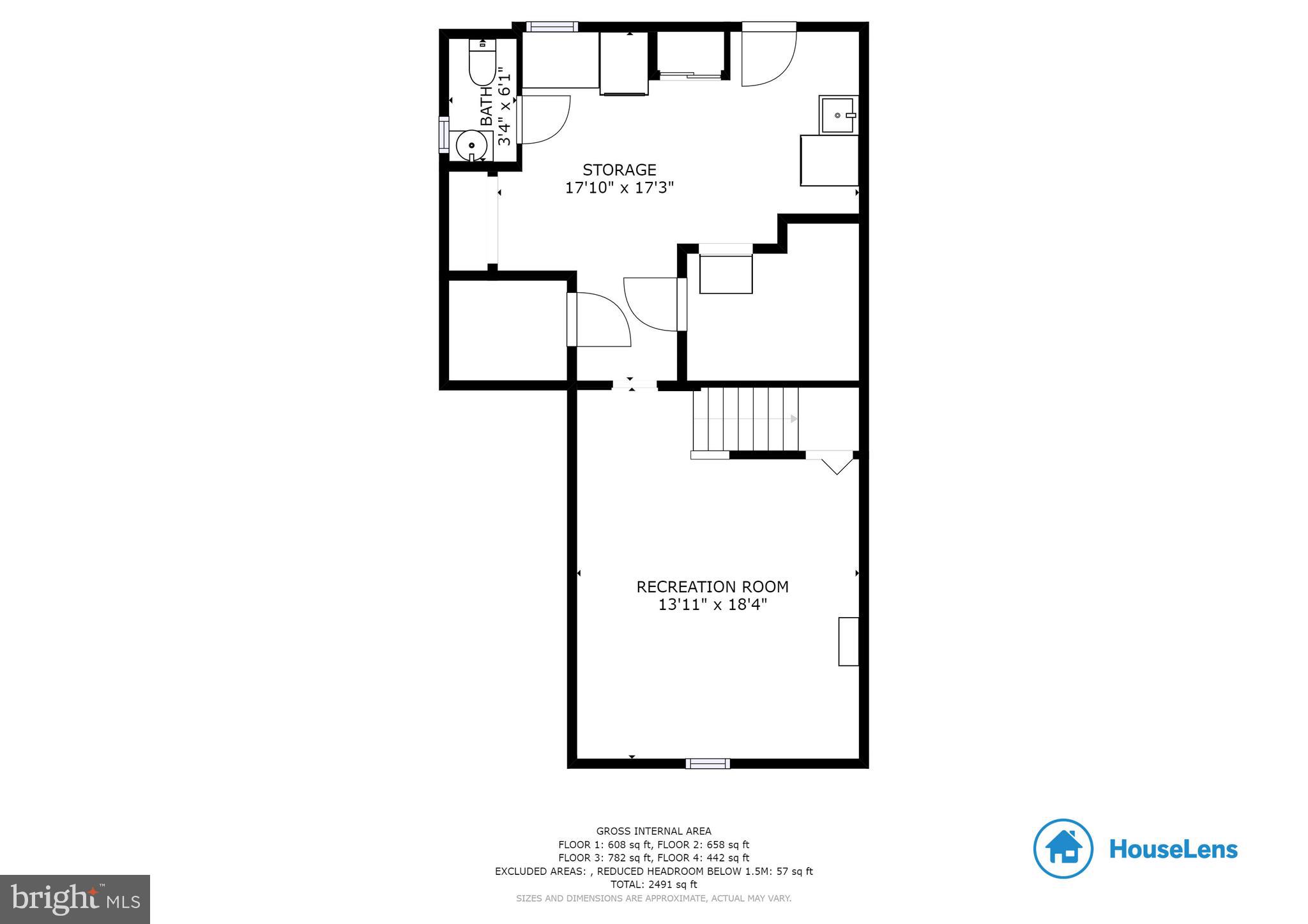 221 Hopkins Road Baltimore, MD 21212 - Photo 46 of 47 Lower level floor plan