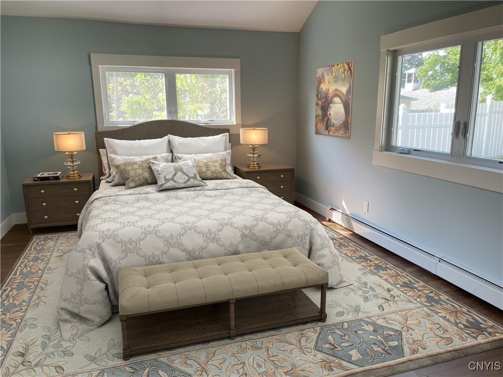 203 East Genesee Street Manlius, NY 13066 - Photo 12 of 29 First Floor Primary Bedroom - Virtyally staged