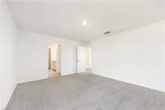 a view of an empty room