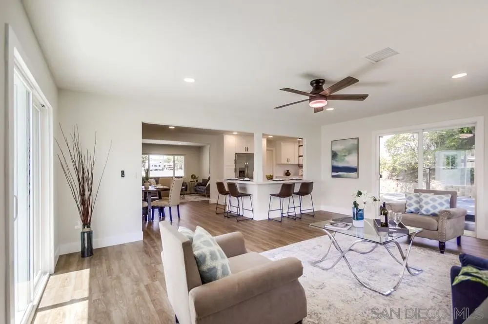 9841 Settle Road Santee, CA 92071 - Photo 18 of 46 a living room with furniture and a large window