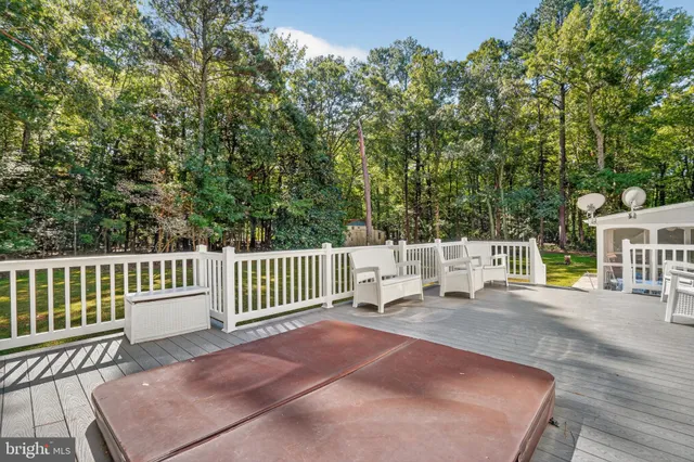 a view of a chair and tables