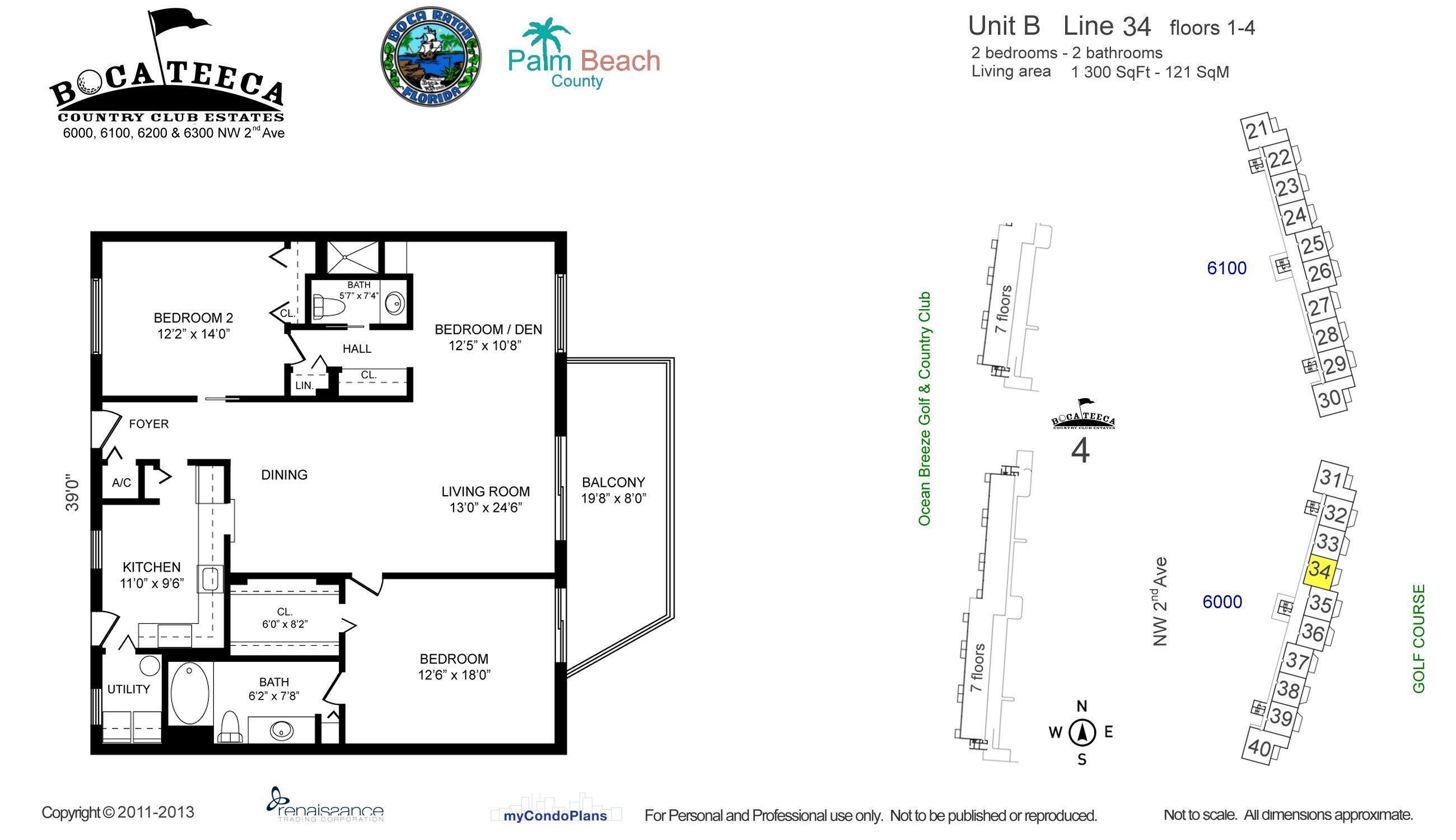 6000 Northwest 2nd Avenue, Unit 134 Boca Raton, FL 33487 - Photo 12 of 12 Floor Plan