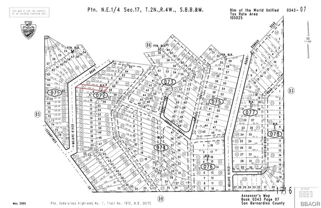 $4,499 | 22494 Mojave River Road, Cedarpines Park, CA 92322