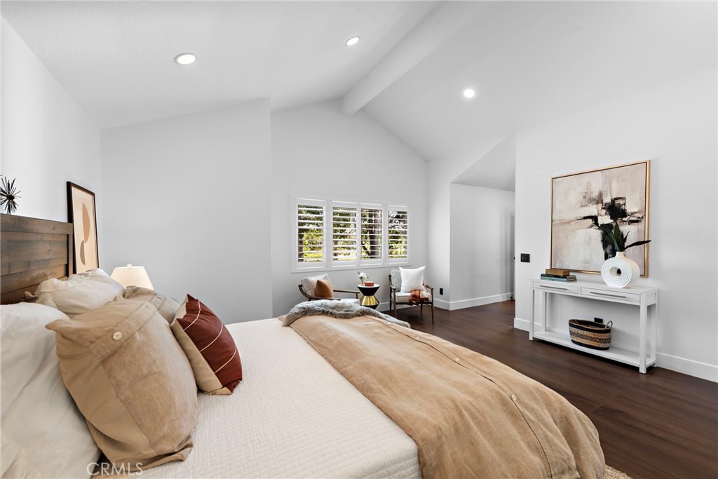 11 Bayside Irvine, CA 92614 - Photo 26 of 37 a bedroom with a bed and a large window