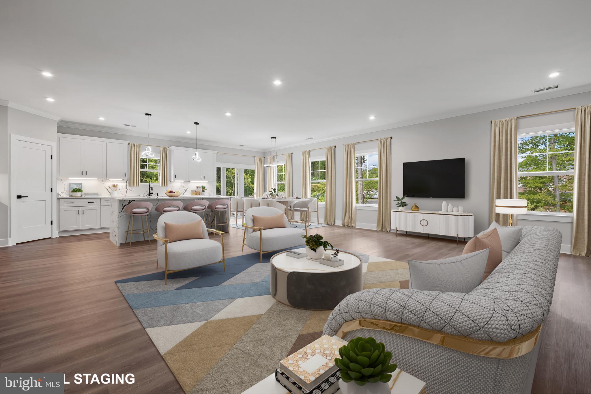 11516 Smithfield Road Manassas, VA 20112 - Photo 5 of 38 a living room with furniture and a flat screen tv