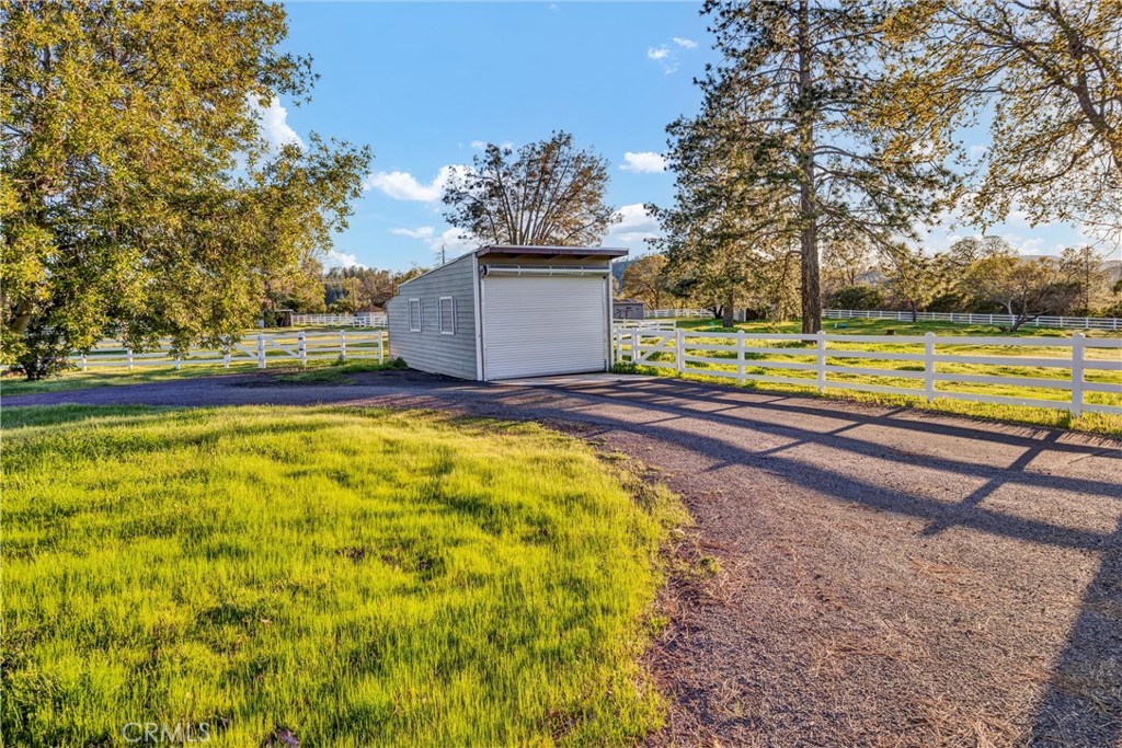 20250 Black Bass Pass Road Lower Lake, CA 95457 - Photo 57 of 66 a view of a yard with an outdoor space