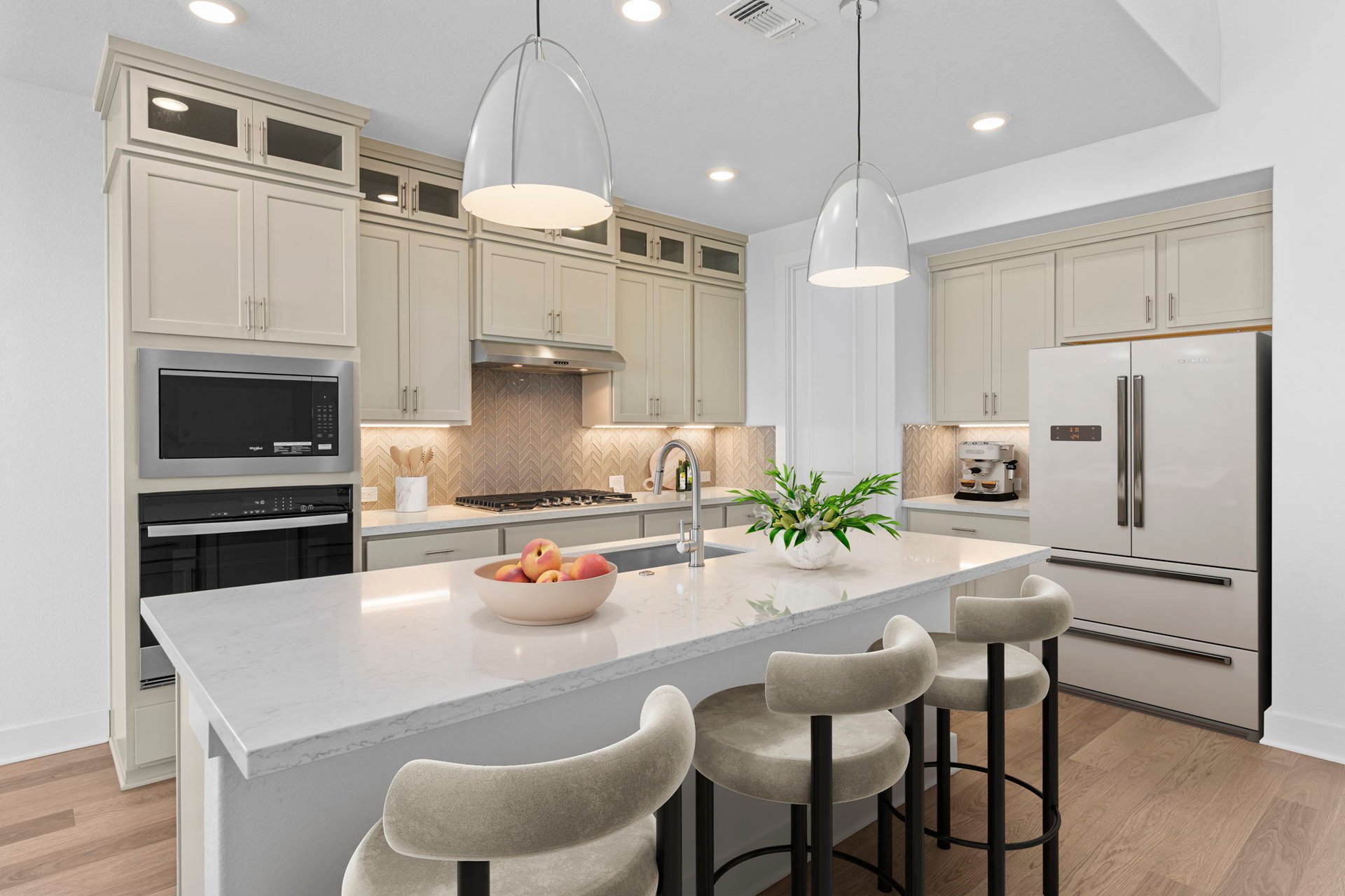 200 Wild Lily Trail Georgetown, TX 78628 - Photo 4 of 38 Light & Bright Kitchen - Virtually Staged