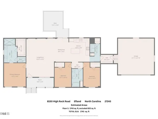 $695,000 | 8150 High Rock Road, Efland, NC 27243