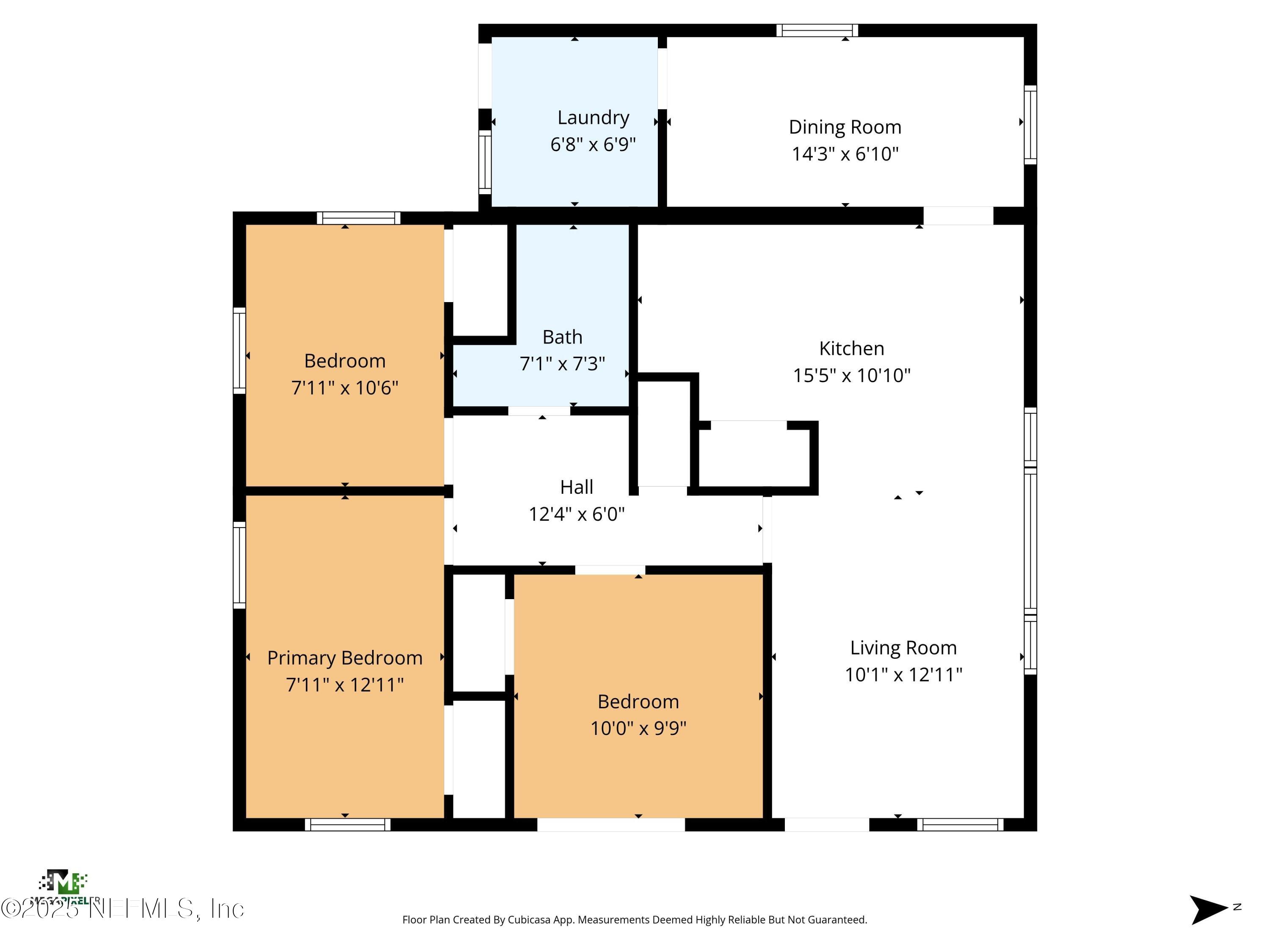 5202 Birkenhead Road Jacksonville, FL 32210 - Photo 42 of 42 Floor Plan of main house