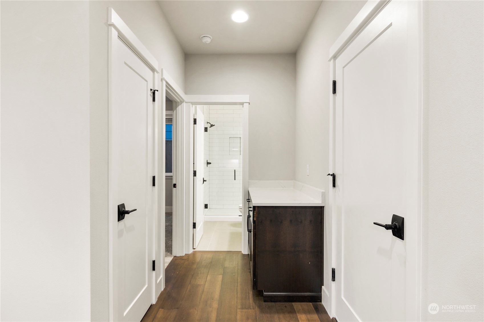 1302 197th Place Southeast Bothell, WA 98012 - Photo 18 of 35 a view of a hallway with closet and front door