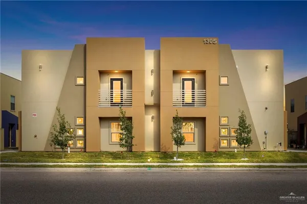 a view of a lobby of a building