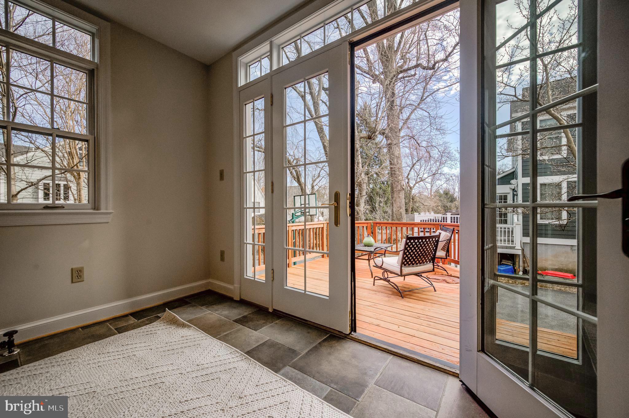 7817 Stratford Road Bethesda, MD 20814 - Photo 17 of 38 a view of an entryway with a glass door