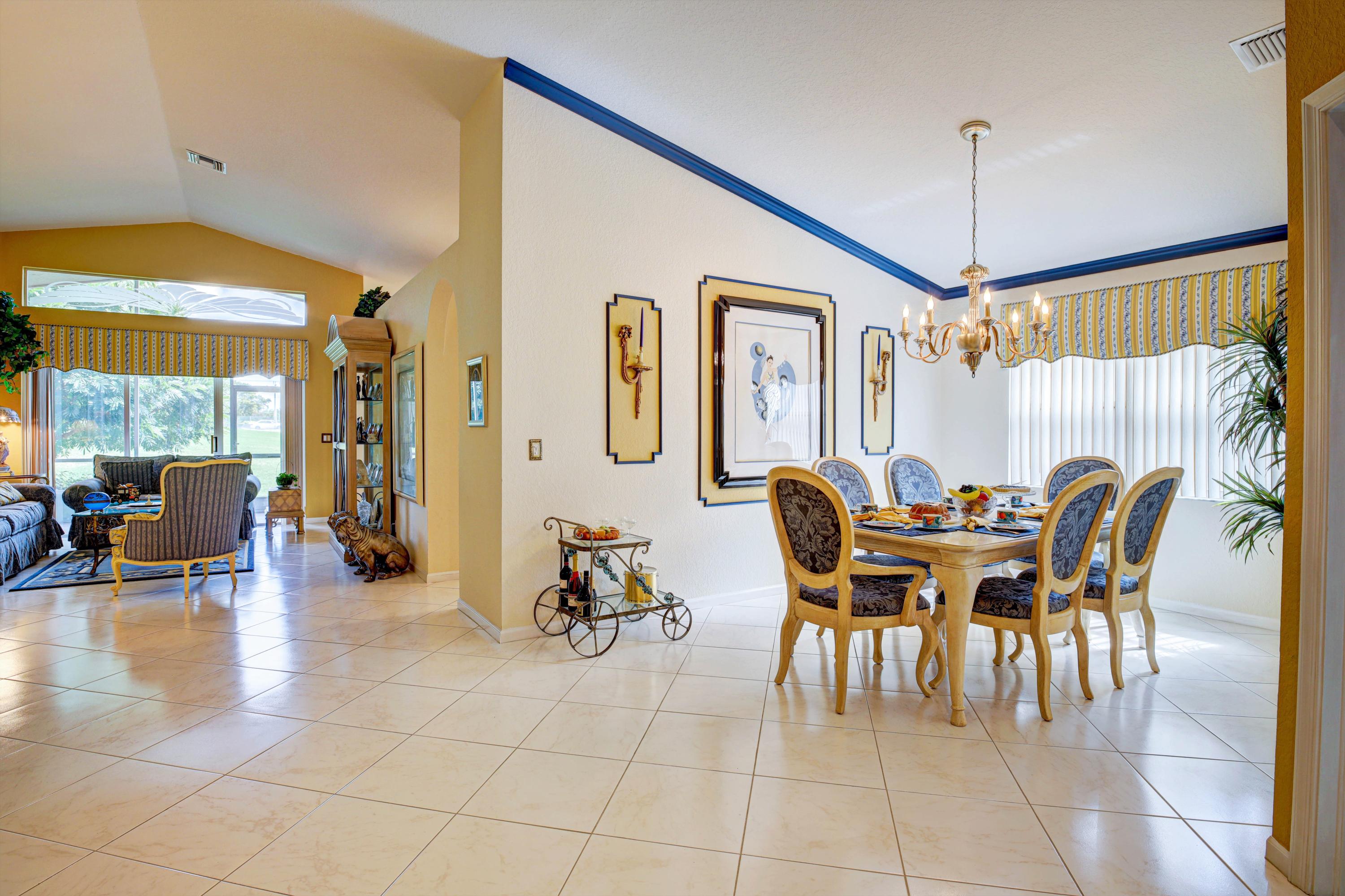 6709 Sun River Road Boynton Beach, FL 33437 - Photo 5 of 51 Formal Dining Room & Living Room