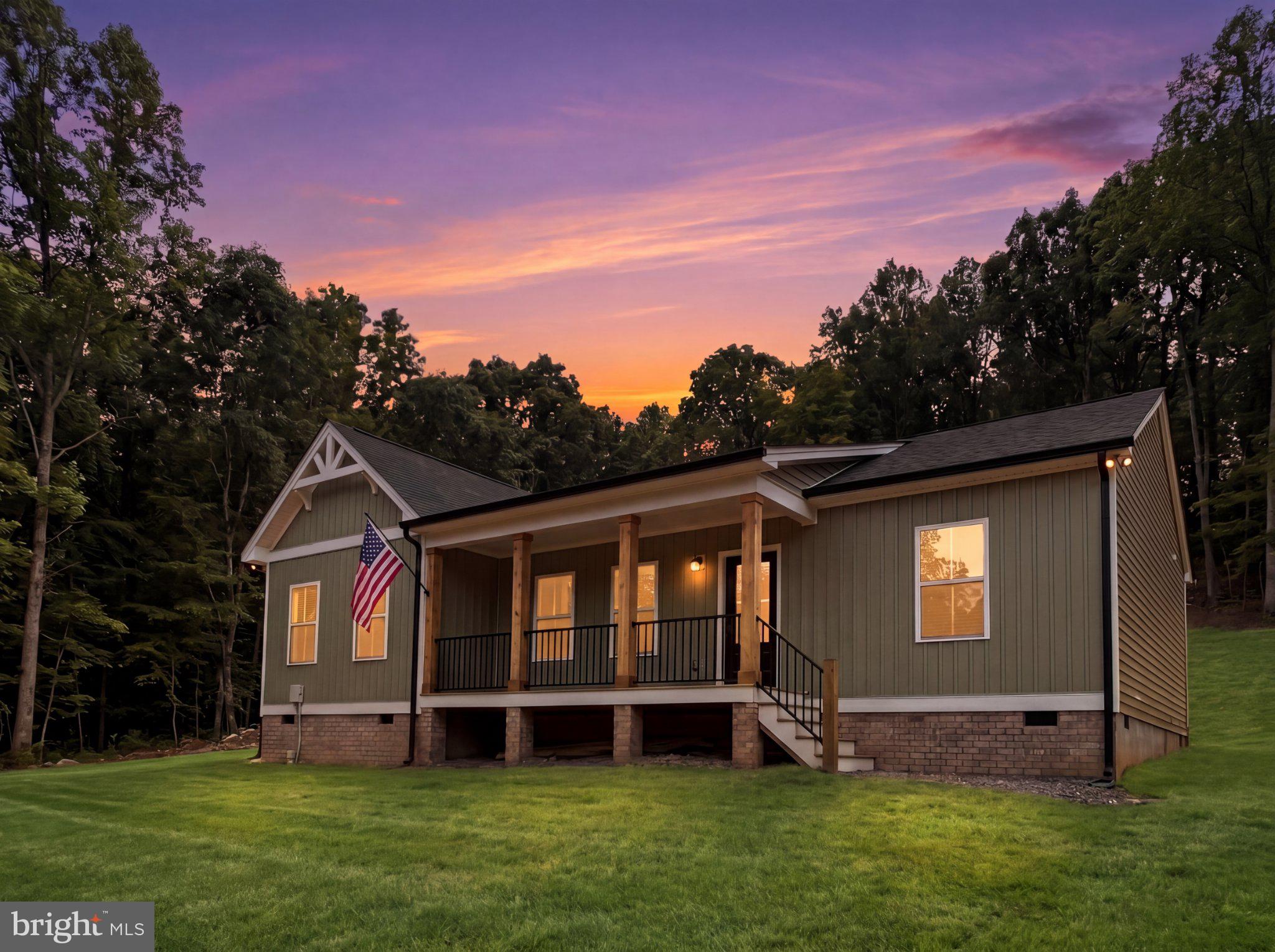 441 High Top Road Linden, VA 22642 - Photo 3 of 46 Charming home at sunset glow.