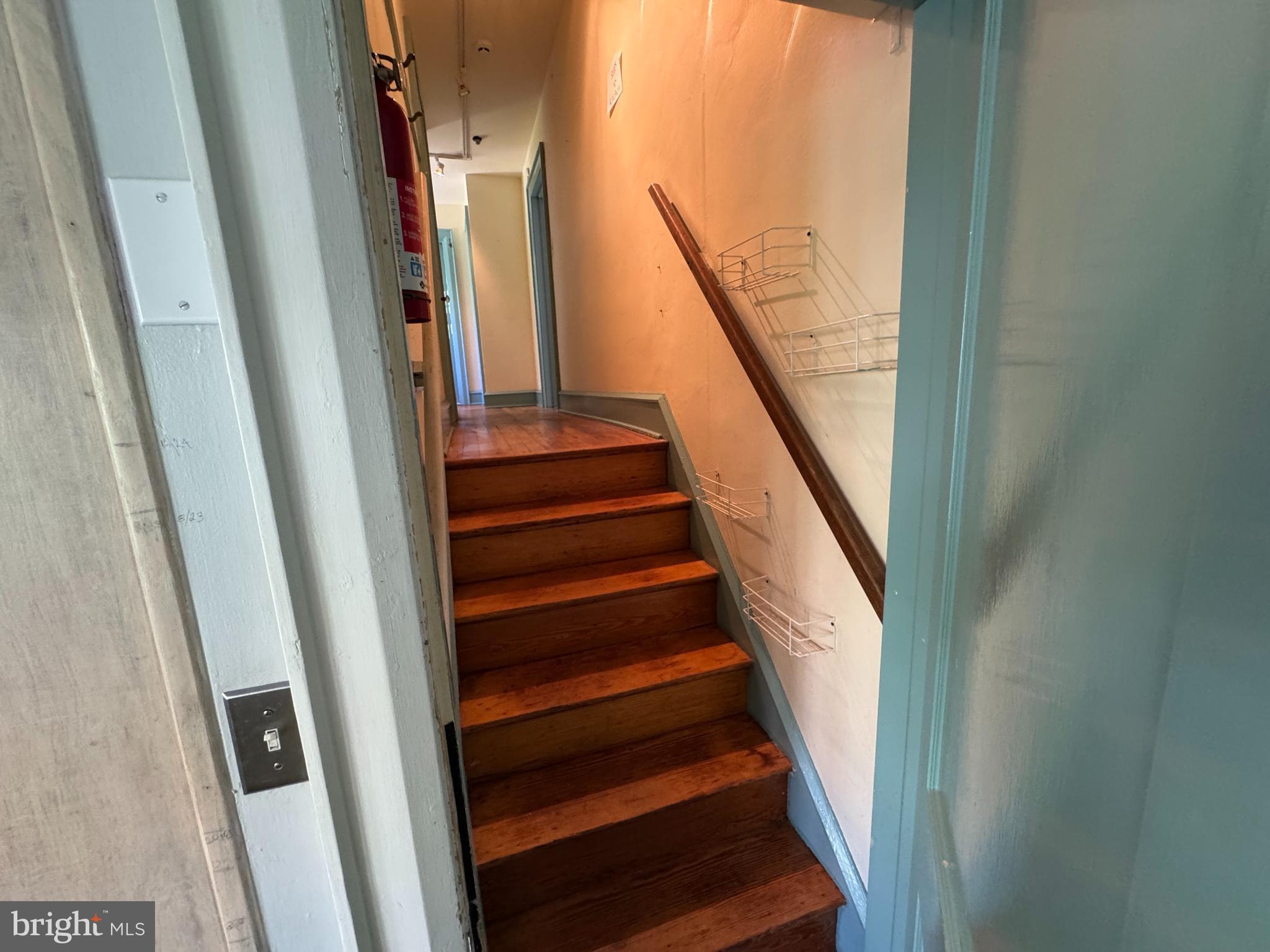 1217 Medford Road Wynnewood, PA 19096 - Photo 17 of 92 Rear Stairs From Kitchen to Back Hallway