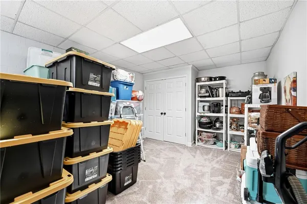 a view of workspace with furniture