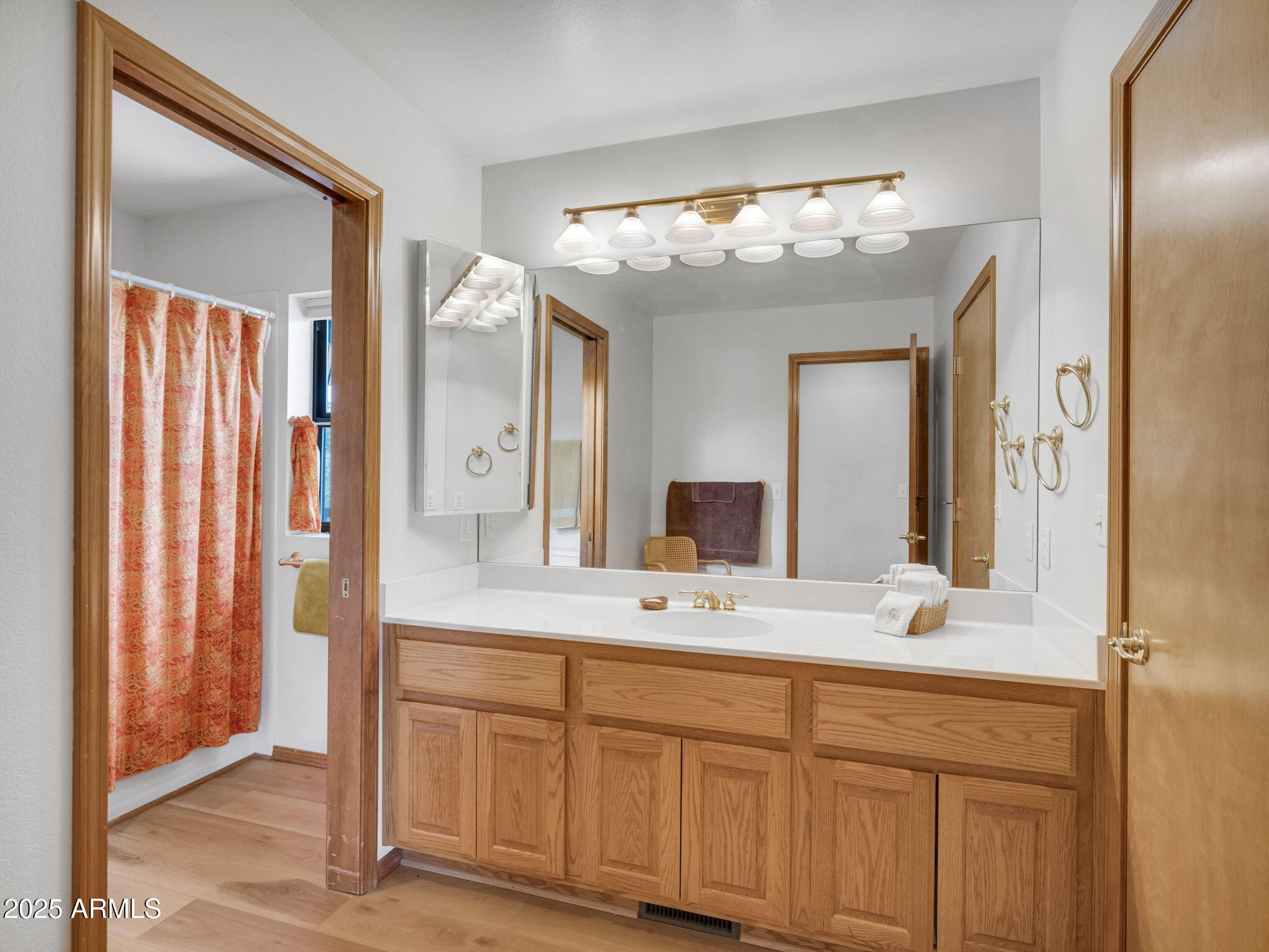 1111 South Sutton Road Payson, AZ 85541 - Photo 28 of 50 a bathroom with a sink vanity and mirror