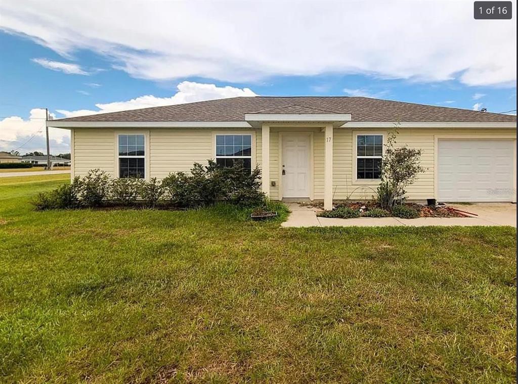 a view of a house with patio