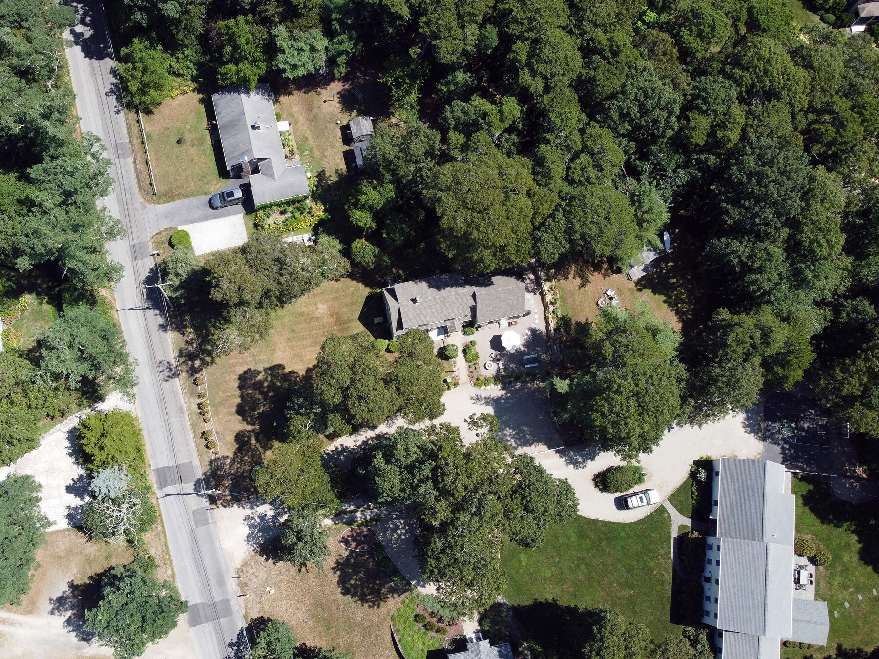 29 Pond Road Orleans, MA 02653 - Photo 36 of 41 an aerial view of a house with outdoor space