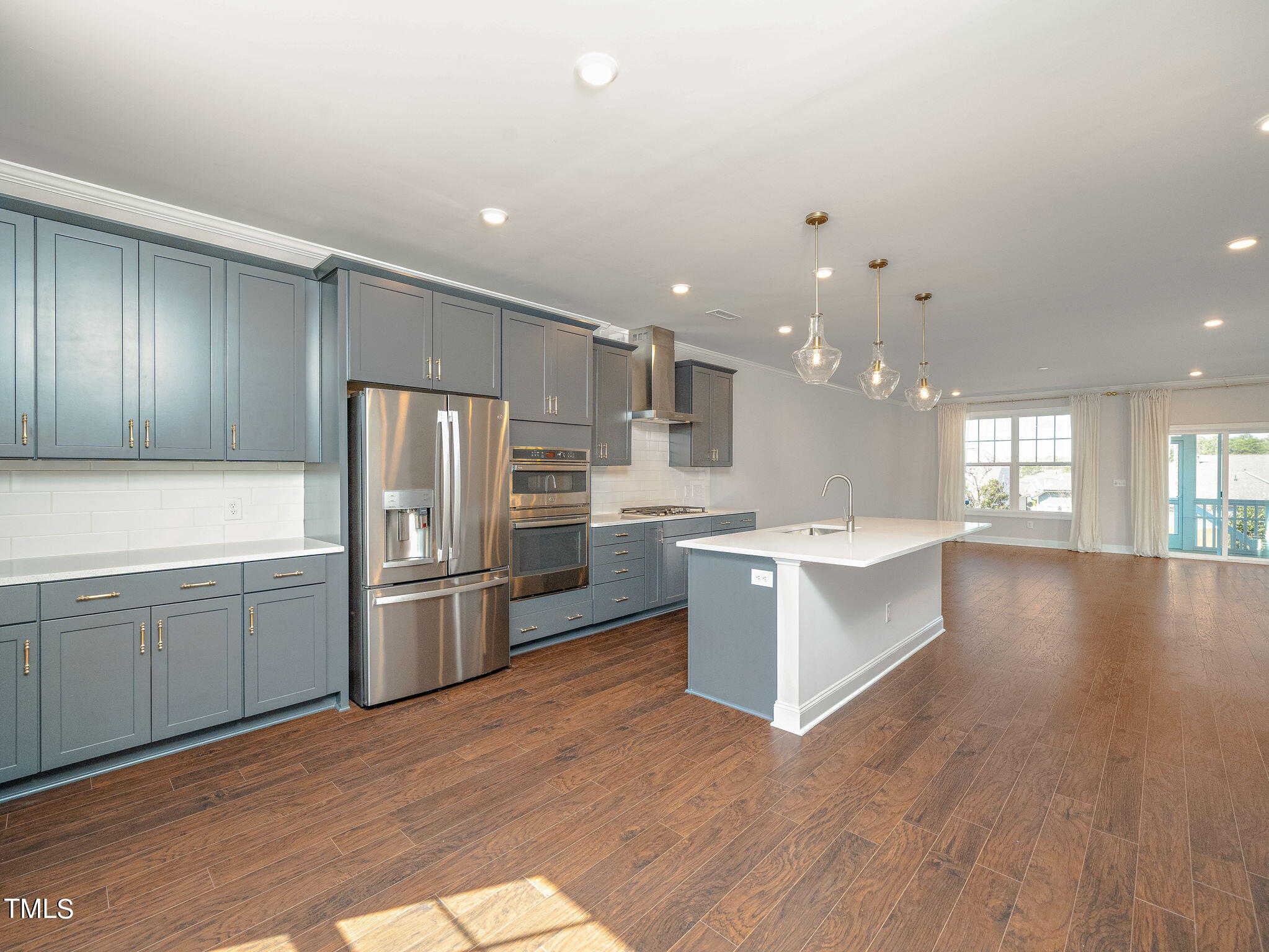 Spacious Kitchen and Family Room