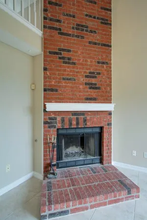 a view of fireplace