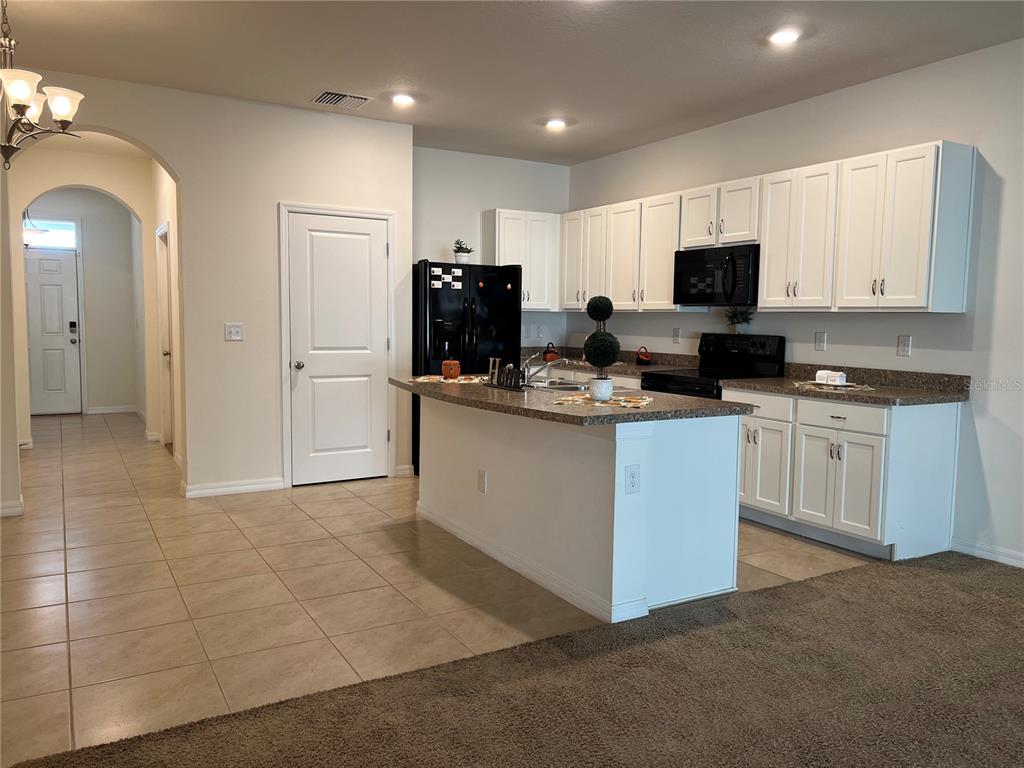 3816 Vignoble Lane Brandon, FL 33511 - Photo 9 of 21 a kitchen with a sink a counter top space cabinets and stainless steel appliances