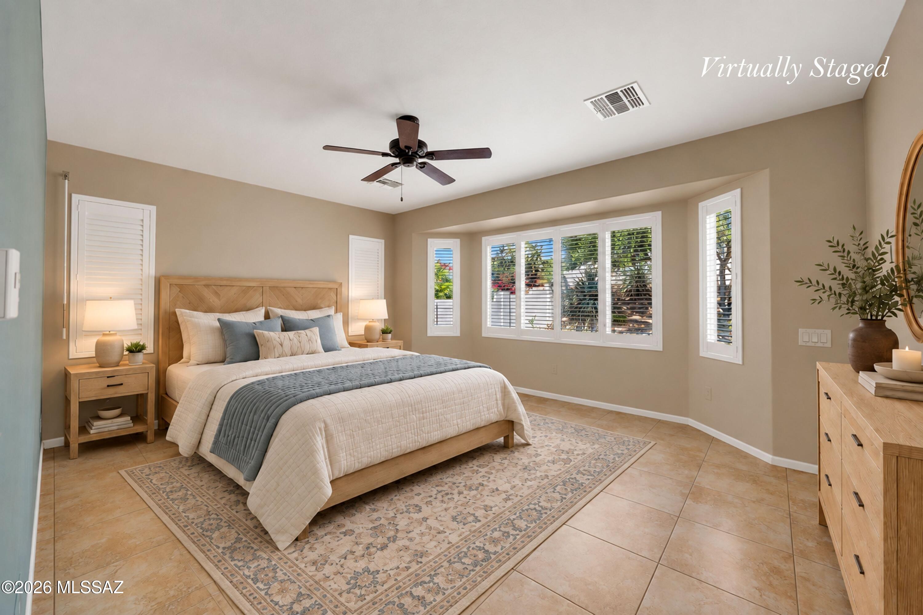 63200 East Flower Ridge Drive Tucson, AZ 85739 - Photo 27 of 50 Virtually Staged Owner's Suite