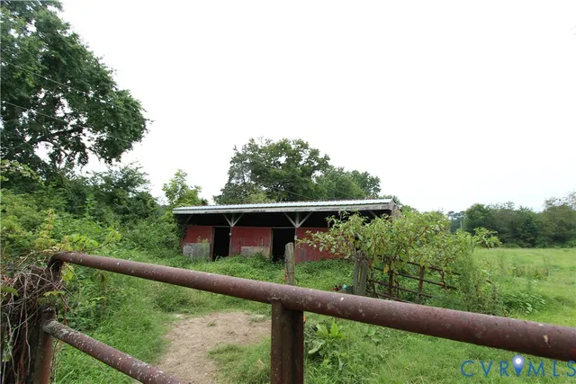 a view of a balcony with an outdoor space