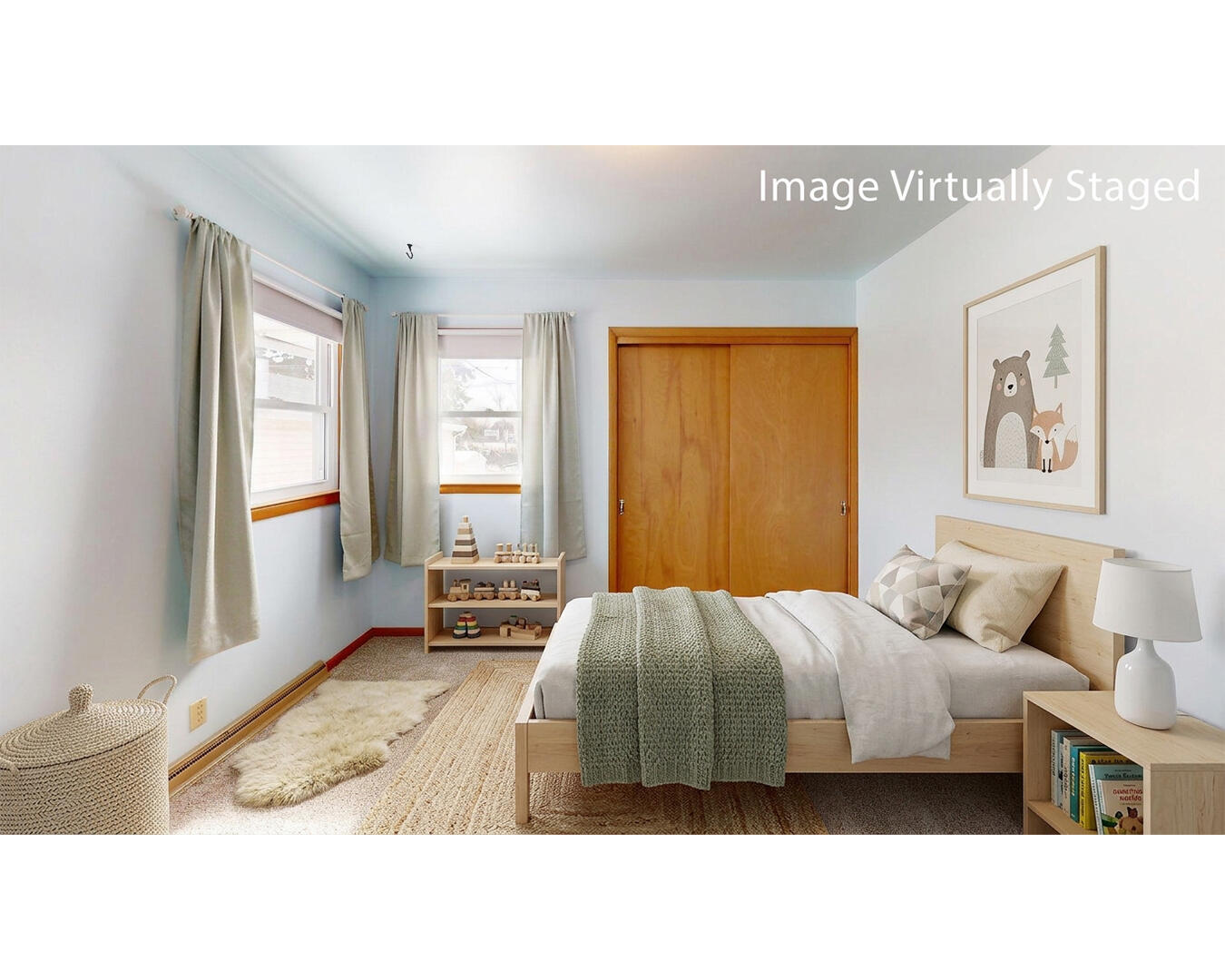 1525 George Street Manitowoc, WI 54220 - Photo 12 of 29 Bedroom 2, Virtually Staged