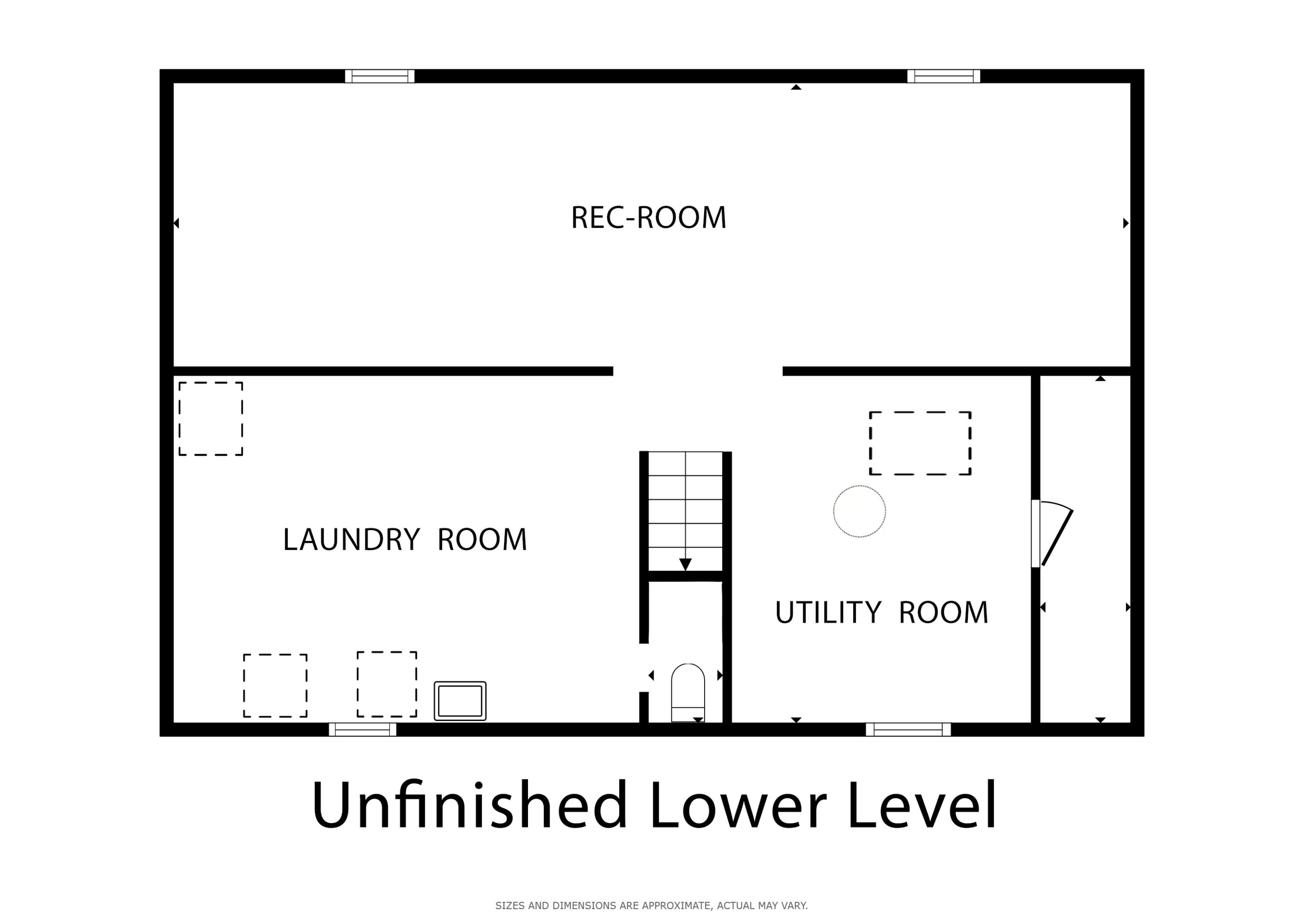 1525 George Street Manitowoc, WI 54220 - Photo 28 of 29 Floor Plan, lower level