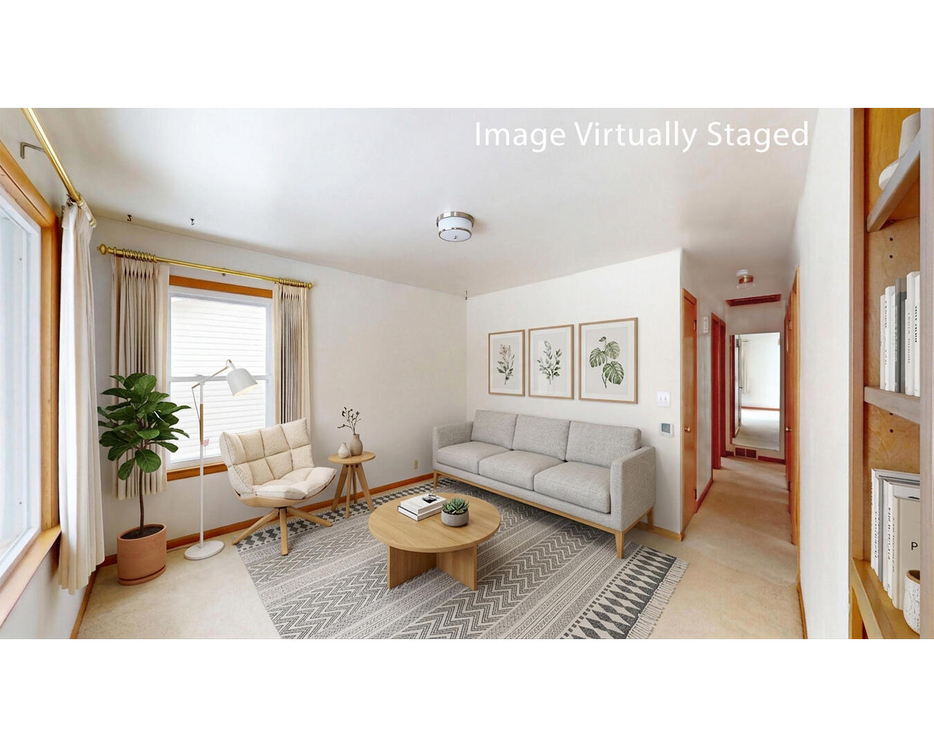 1525 George Street Manitowoc, WI 54220 - Photo 3 of 29 Living Room, Virtually Staged