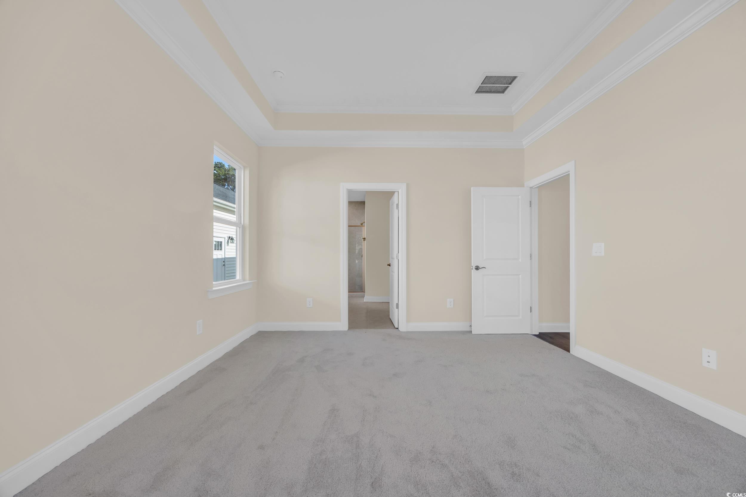 547 Beckham Court Murrells Inlet, SC 29576 - Photo 18 of 40 Unfurnished bedroom featuring light carpet, orname