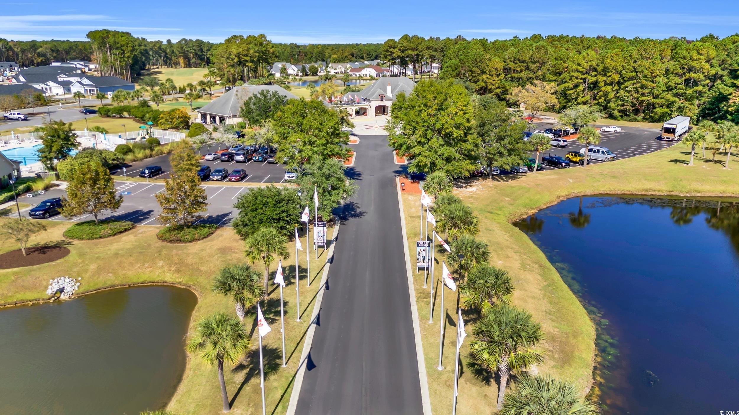547 Beckham Court Murrells Inlet, SC 29576 - Photo 30 of 40 Aerial view featuring a water view