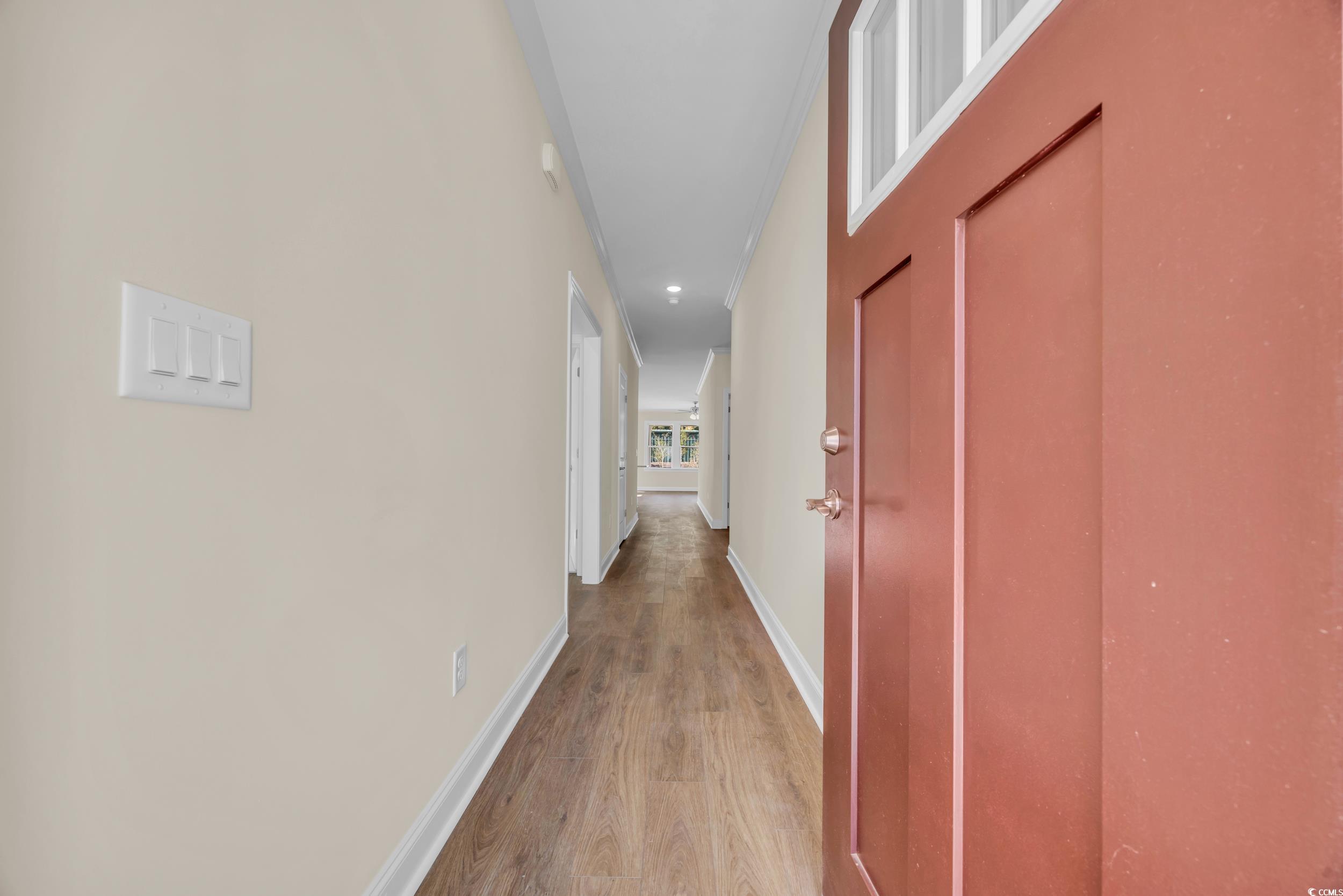 547 Beckham Court Murrells Inlet, SC 29576 - Photo 7 of 40 Hall featuring light wood-type flooring