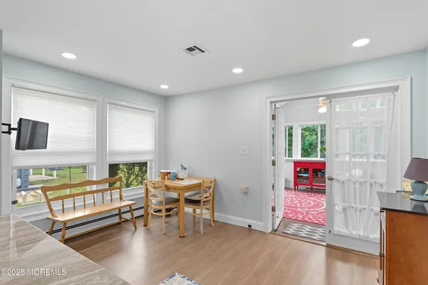 a very nice looking room with a large window