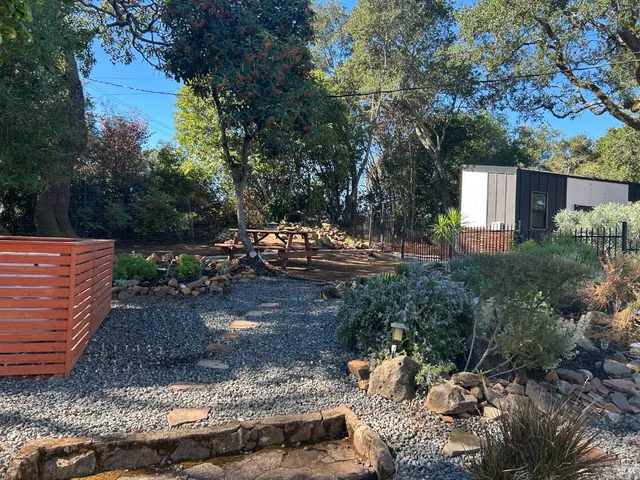 a view of outdoor space and yard