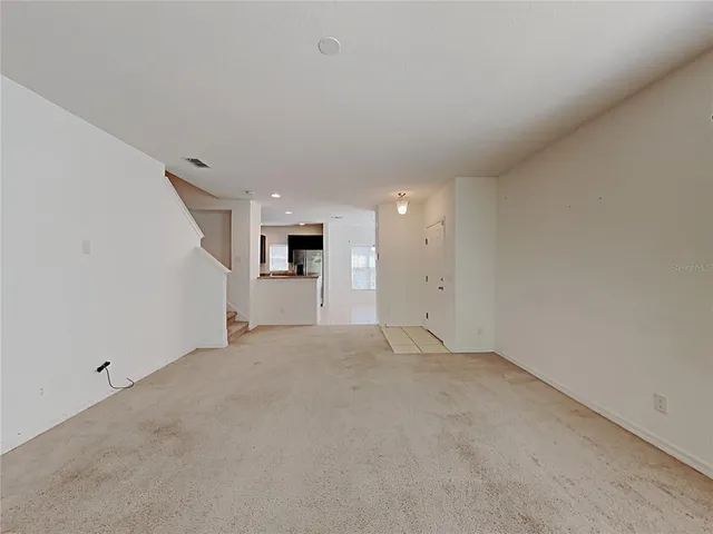 a view of empty room