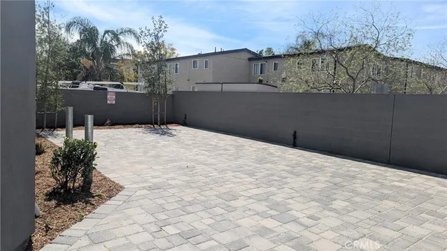 a backyard of a house